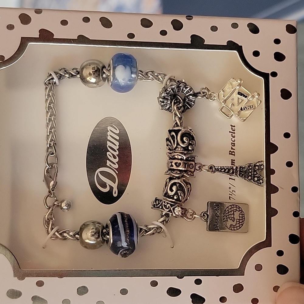 Paris charm bracelet